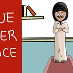 Muslim girl praying